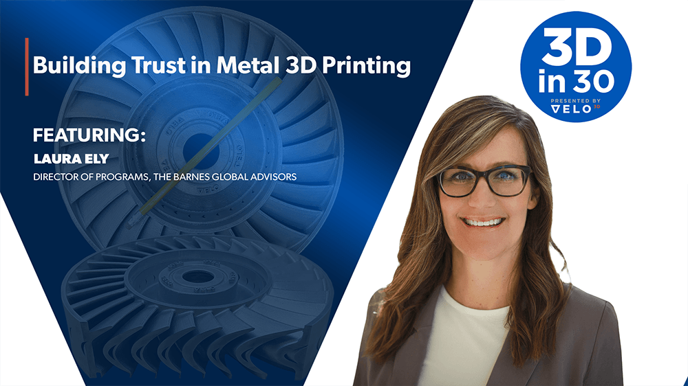 Building Trust in Metal 3D Printing